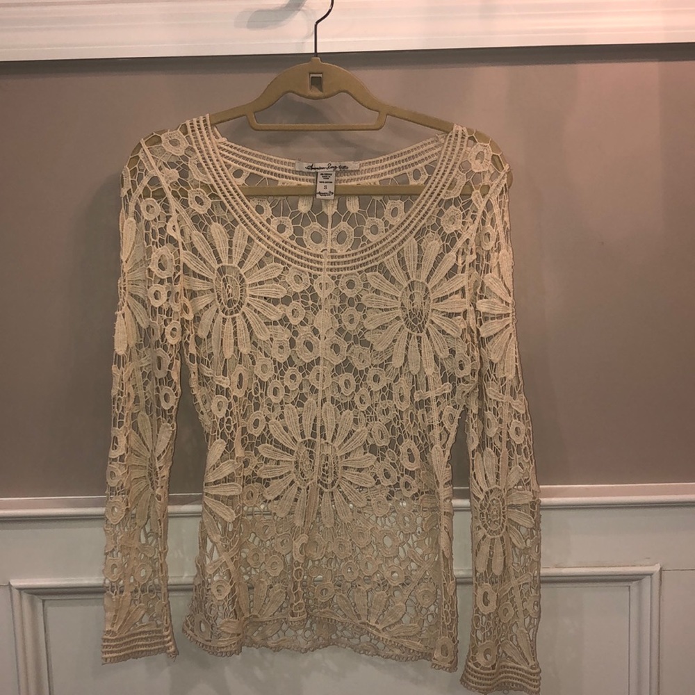 American Rag Lace Longsleeve